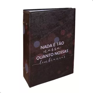 Álbum Fotográfico 500 Fotos 10x15 - LEMBRANÇAS - Preto viagens em Oferta na Shopee