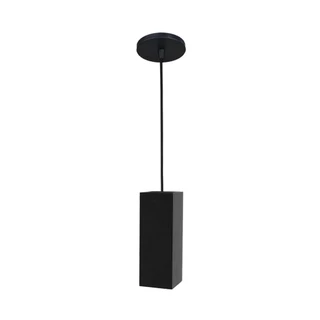 Lustre Pendentes Quadrado Preto/Branco Iluminação Balcão Bancada Cozinha