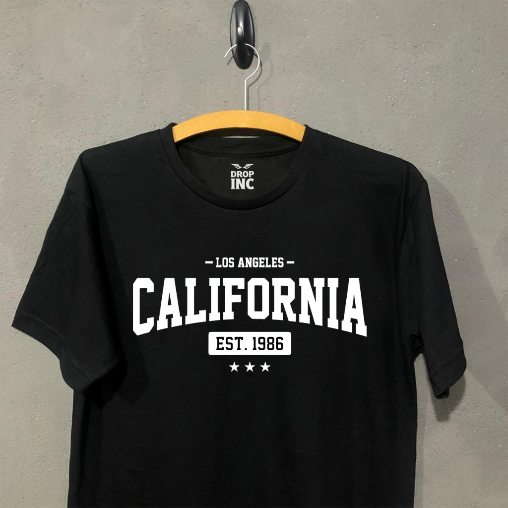 Camiseta Streetwear California Oversized Algodão