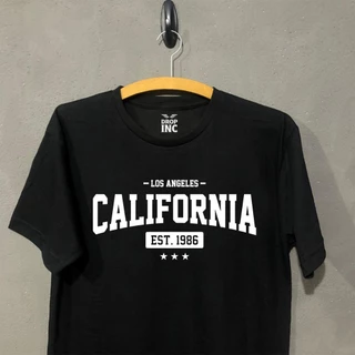 Camiseta Streetwear California Oversized Algodão