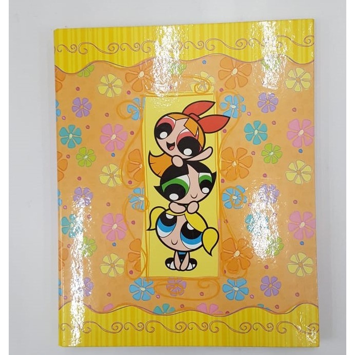 Fichário PPG Cartonado (Meninas Super Poderosas) Amarelo Ano 2004(Ler a ...