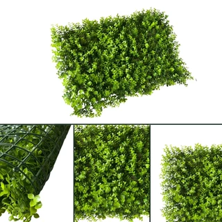 Kit 10 Placa Buchinho Parede Verde Artificial Muro 40x60cm