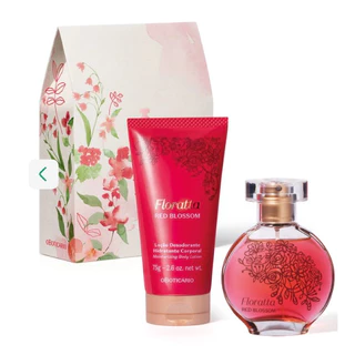 Mini Kit Presente Floratta Red Blossom Dia das Mães (2 itens)