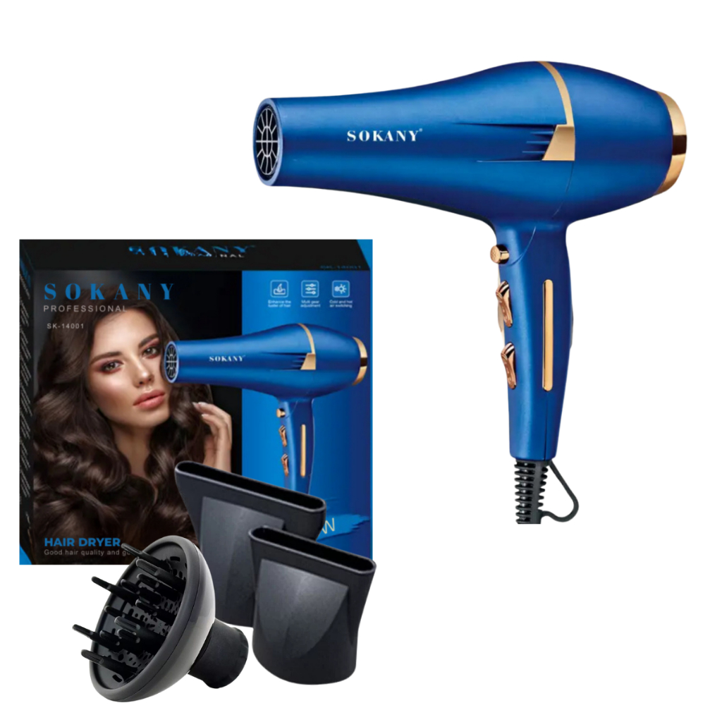 Secador De Cabelo Potente Linha Profissional Leve Pentes | Shopee Brasil