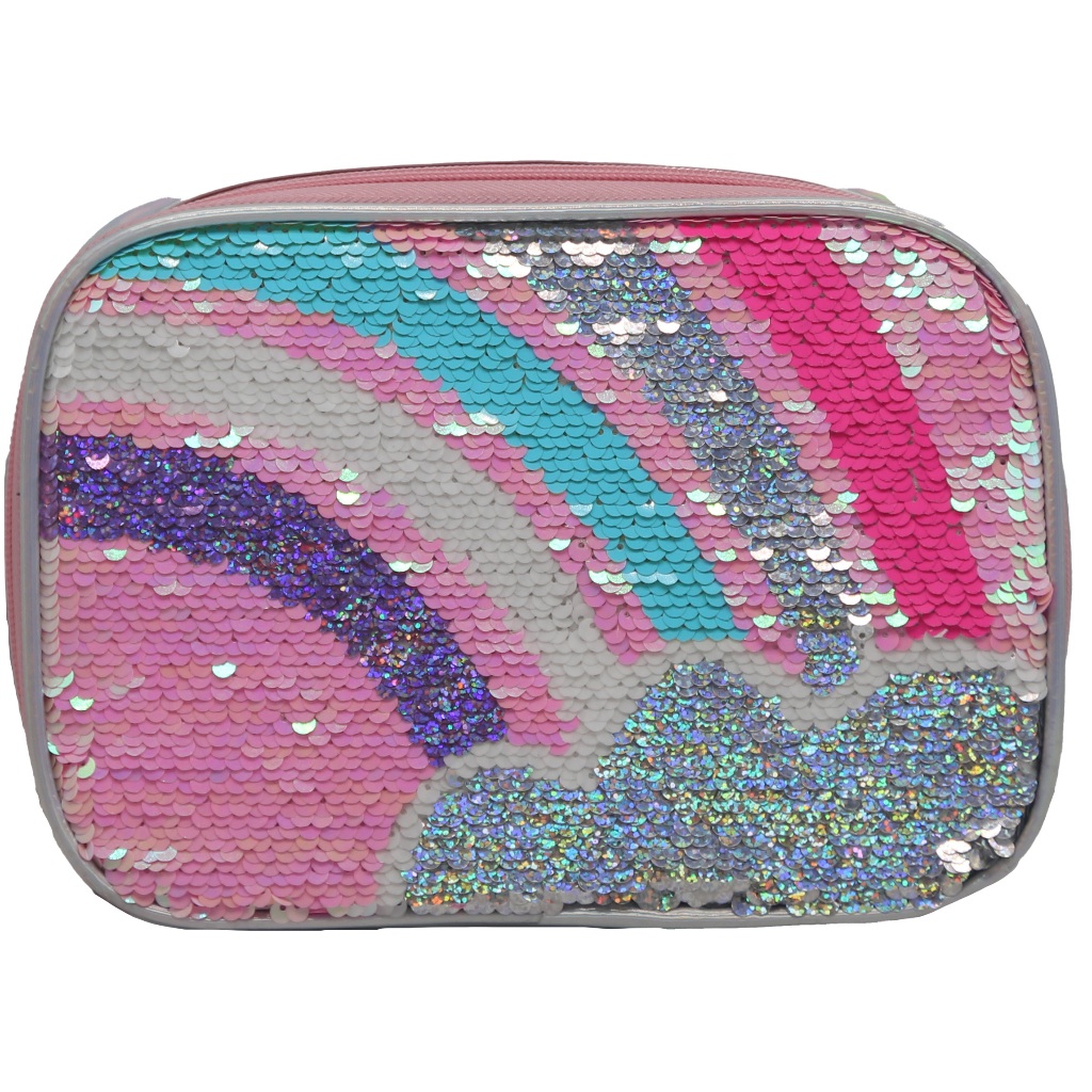 Estojo Com 100pens Box Lantejoula Paetê Volta As Aulas