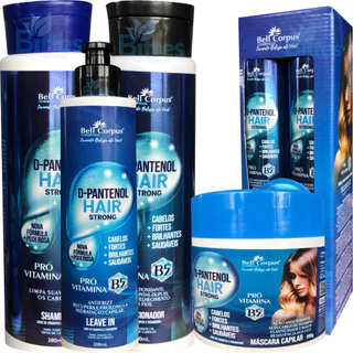Kit Capilar D-pantenol Hair Strong Bell Corpus Nova Fórmula