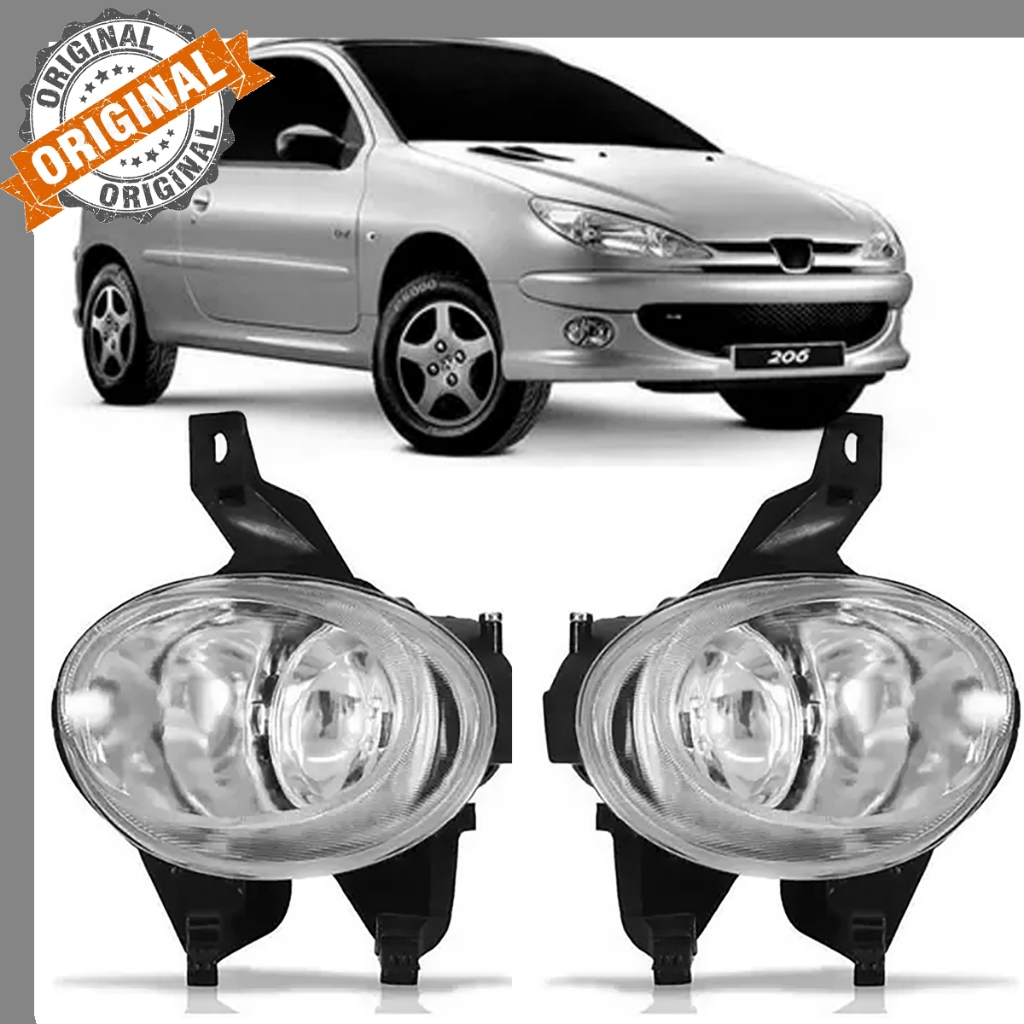 Farol Auxiliar Farol Milha Peugeot 206 Ano 2003 2004 2005 2006 2007 ...