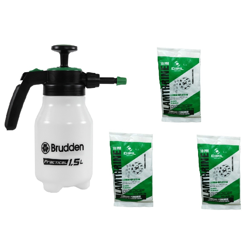 Veneno Dengue Escorpião Pernilongo Kit Pulverizador + Saches | Shopee ...