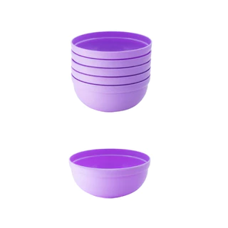Kit 5 Mini Bowl 340ml Tigelas Cumbucas Pote Em Plástico Confeitaria Sobremesa