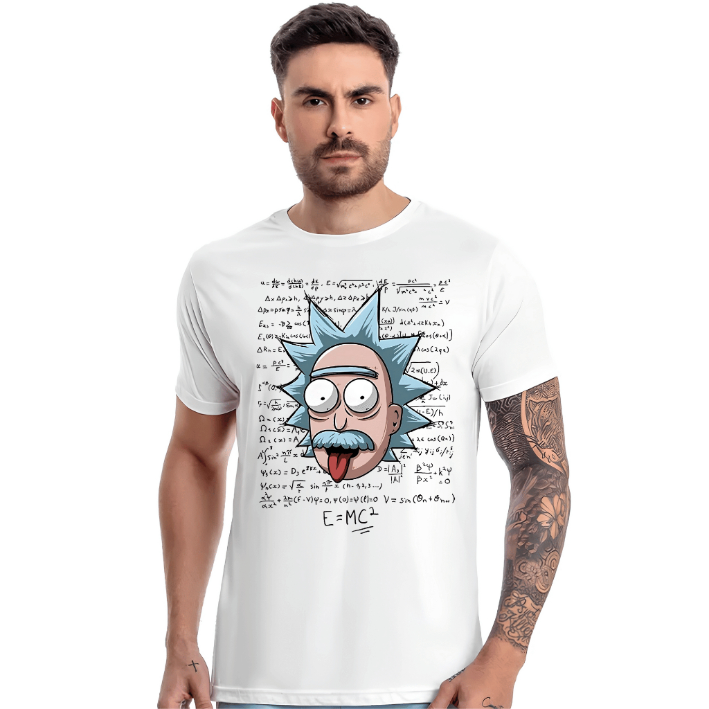 Camiseta Ricky And Morty Física Divertido Desenho Meme | Shopee Brasil