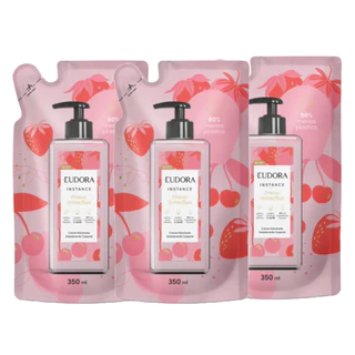 Refil Creme Hidratante Frutas Vermelhas Instance Eudora 350ml