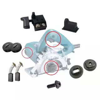 Kit Gatilho Flange E Carvão Da Serra Marmore Makita 4100nh em Oferta na Shopee