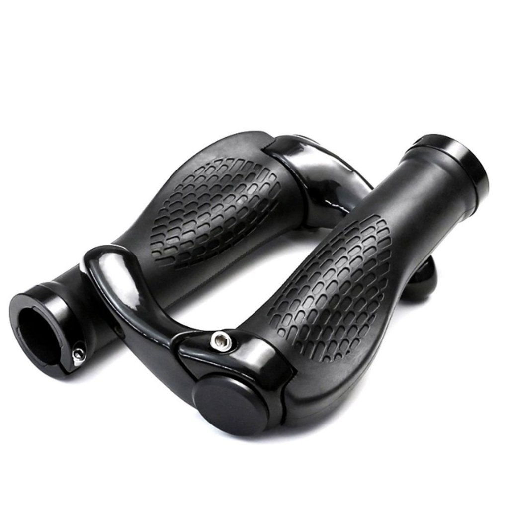 Par De Manopla Anatômica Gel Trava Bar End Bike Bibicleta Top