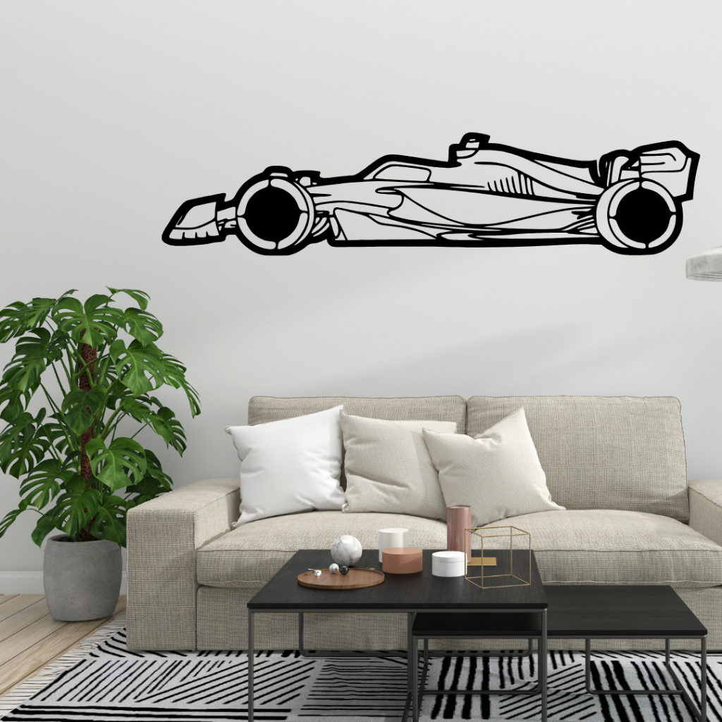 Quadro Carro De Corrida formula 1 Mdf Vazado