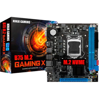 Placa Mãe Gamer Chipset B75 M.2 Nvme Lga 1155 2 E 3 Geração