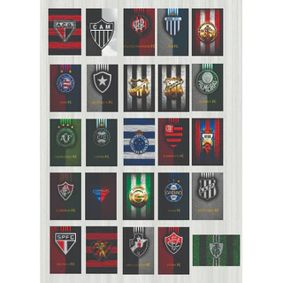 PLACA DECORATIVA TIMES BRASILEIROS 20x30 CM