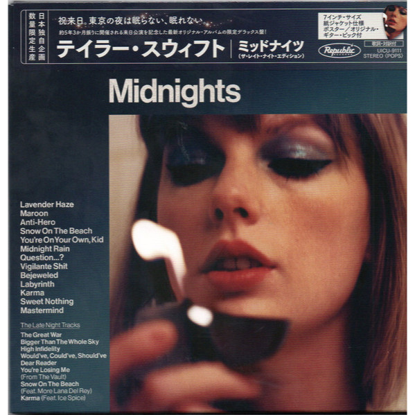 CD Taylor Swift - Midnights The Late Night Japan Edition (Cardboad