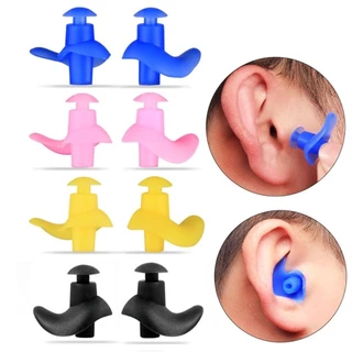 Protetor de Ouvido para Natação em Silicone Flexível, Tampão Auricular - Adulto