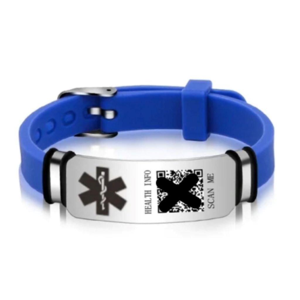 Pulseira com QR para localização