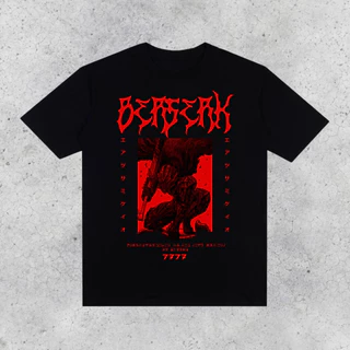 Camiseta Oversized Berserk Mangá Street Wear Basic Academia Confortável