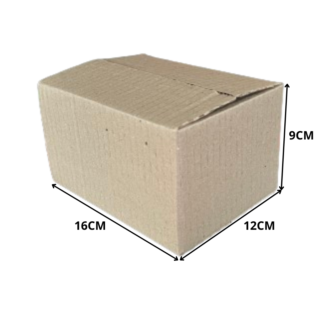 Kit 10 Caixas de Papelão Dobrável 16x12x9 E-commerce Correio PAC Sedex - Parda