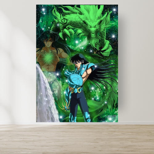 Shiryu de Dragão CDZ | Quadro Decorativo MDF 20x30cm | Shopee Brasil