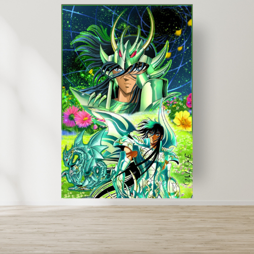 Shiryu de Dragão CDZ | Quadro Decorativo MDF 20x30cm | Shopee Brasil
