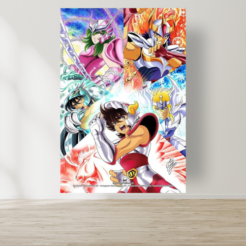 Shiryu de Dragão CDZ | Quadro Decorativo MDF 20x30cm | Shopee Brasil