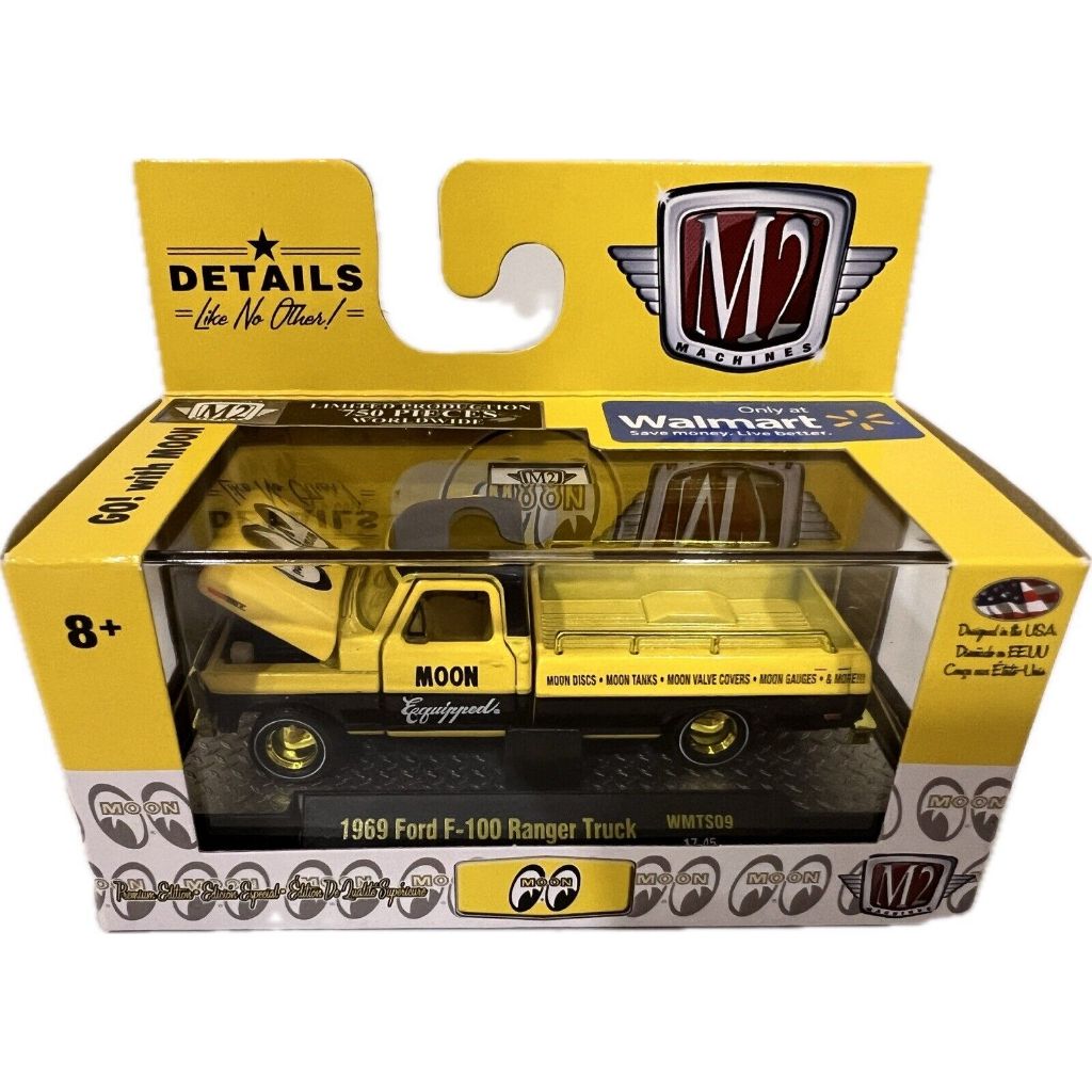 M2 Machines 1969 Ford F-100 Ranger Truck Pickup Moon Walmart | Shopee ...