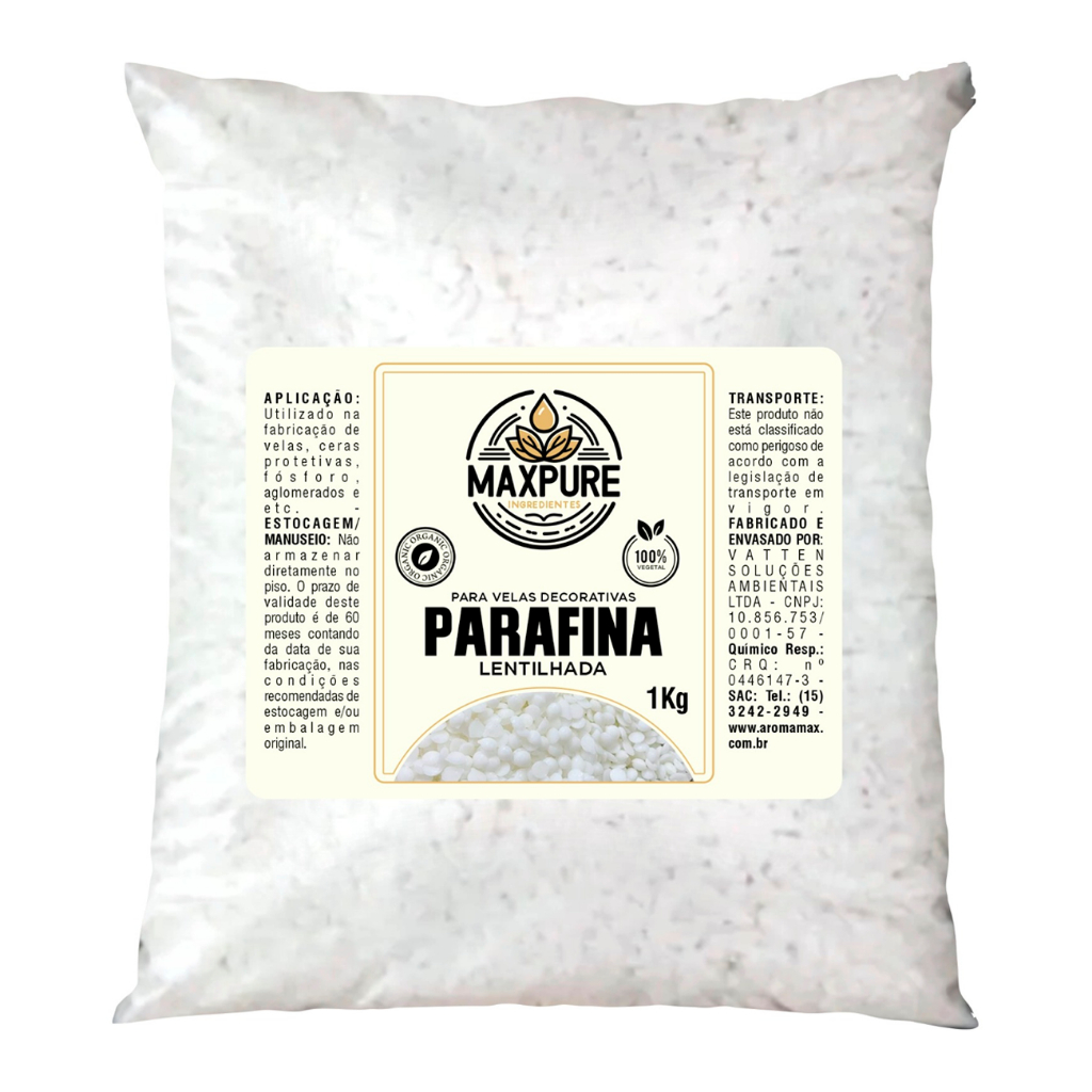 Parafina Lentilhada Granulada Parafina para Derreter 1Kg