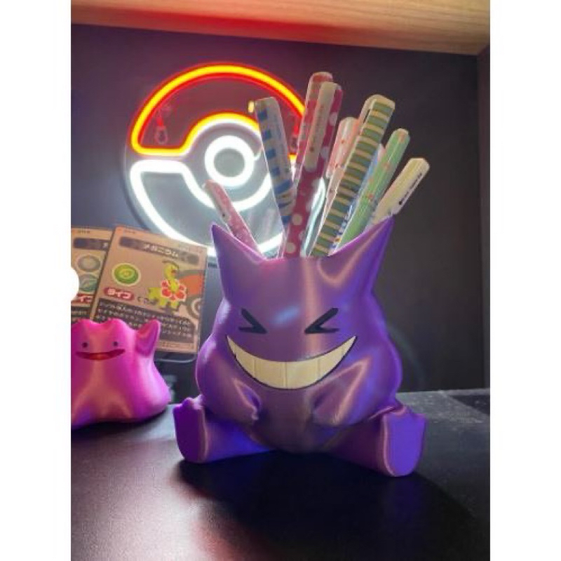Porta objetos/ Porta lápis Pokémon - Gengar, Gastly ou Haunter