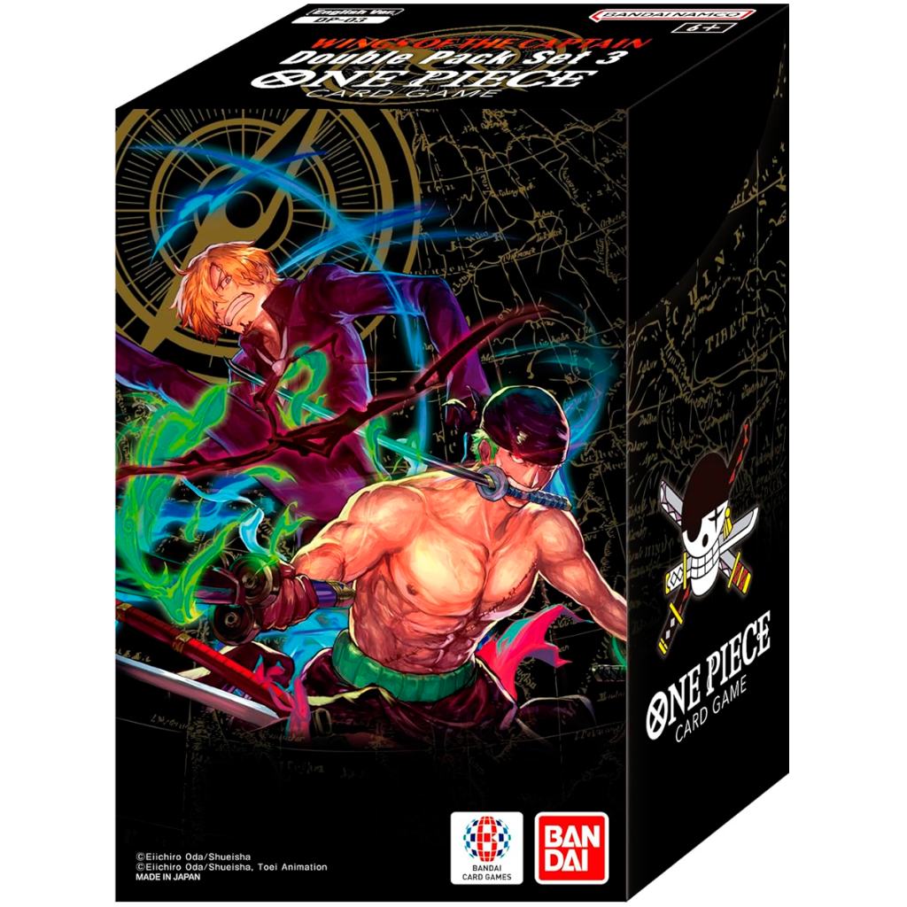 One Piece Double Pack Set 3 Op 06 Card Game Inglês Bandai | Shopee