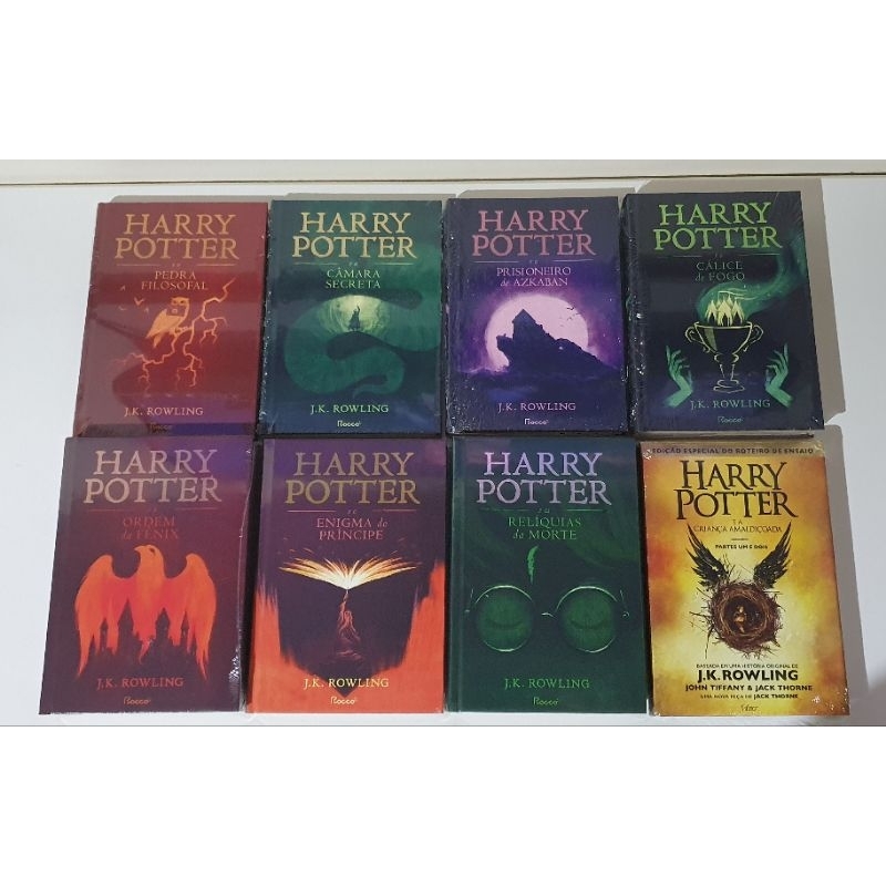 Coleção Harry Potter (8 volumes) Capa dura | Shopee Brasil