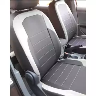 Capas De Banco Couro Ecológico Chevrolet Agile Linha Prime Duas Cores