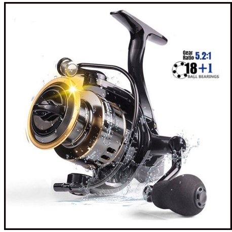 70kgMaximum Carretel De Pesca De Resistência , 18 1BB 5 ; 2 1Metal Isca (Mão Esquerda E Direita) ~