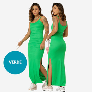 kit-2-vestido-canelado-longo-com-fenda-lateral-de-alcinha-varias-cores