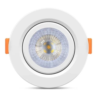 Spot LED Embutir 3w 5w 7w Quadrado Redondo Branco Frio Quente A Prova Dágua Gesso Alta Resistência