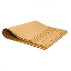 Cortiça Natural Em Rolo 90cm X 60cm X 3 mm - 01 Placa