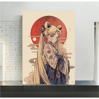 Quadro de mdf poster moldura, Mangá, Anime, Sailor Moon