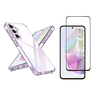 Capa Capinha Case + Película Vidro 3D para Samsung Galaxy A35 6.6"