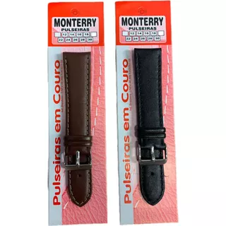 Pulseira Relogio Masculino Homens & Mulheres De Couro PU Preto Marrom 20mm