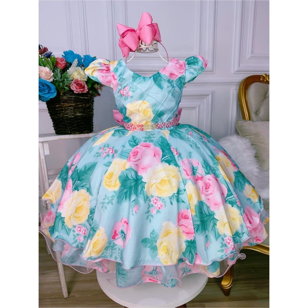 Vestido ursa fashion princesa