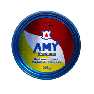 Graxa Restauradora Para Sapato De Couro Polidor Amy 140g Pasta Engraxate Sapateiro Lustrar Polir