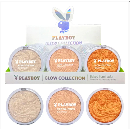 ILUMINADOR BAKED GLOW COLLECTION PLAYBOY Shopee Brasil