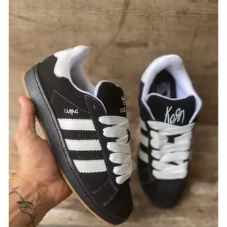 Tenis Casual Campus 00's Edição Especial Korn x Campus 00's Preto / Branco
