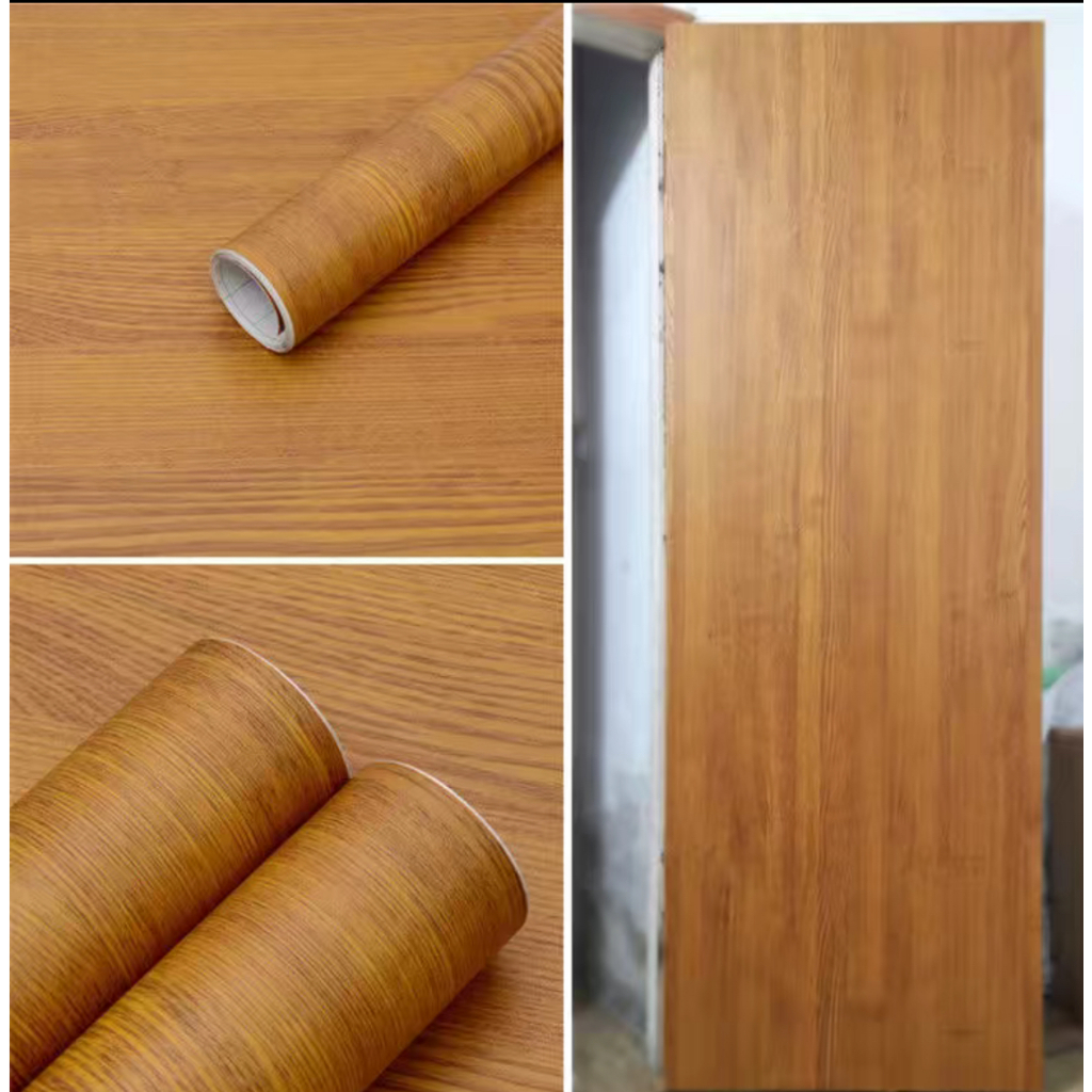 Papel de Parede Vinilico Adesivo Madeira 5M Autocolante Móveis Parede