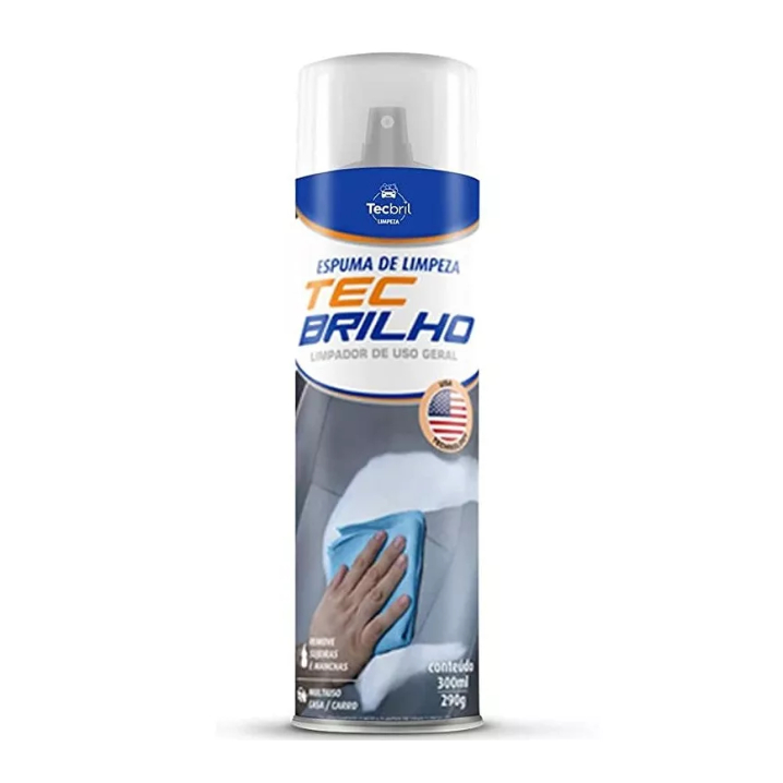 Espuma limpadora uso geral 300ml - Tecbril