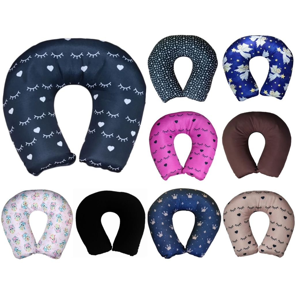 Almofada De Pescoço Macia Para Descanso Apoio Cabeça Viagem