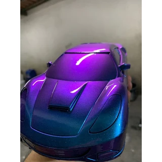 Tinta poliéster efeito camaleão azul/roxo/laranja 450/900ml