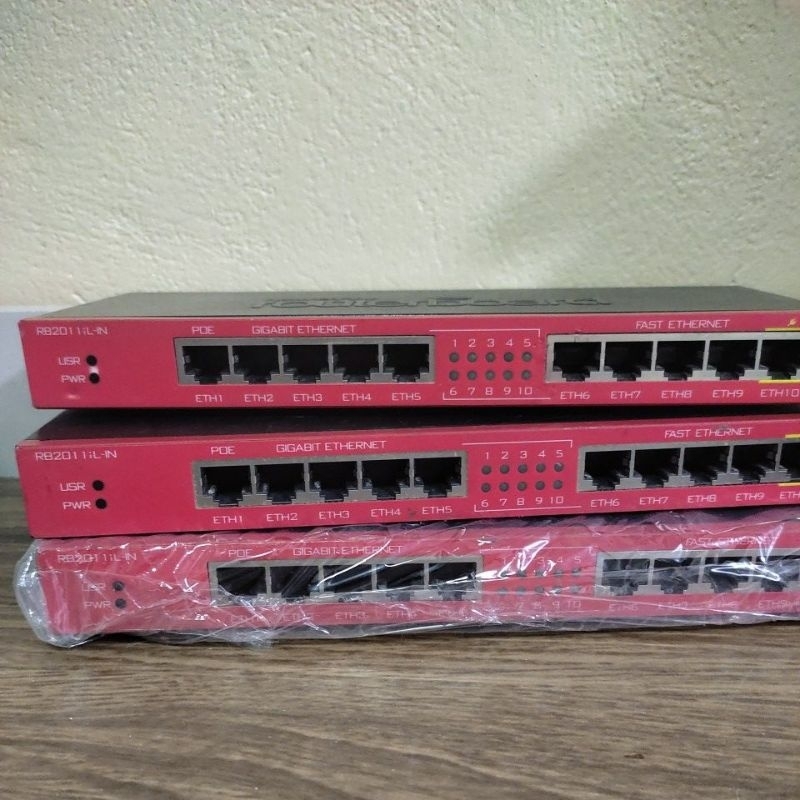 Mikrotik Routerboard Rb 2011il-in preto e vermelho | Shopee Brasil